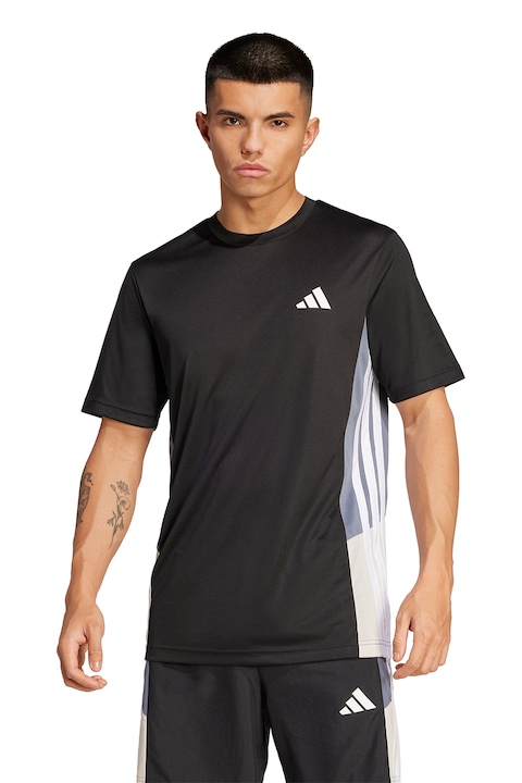 adidas Performance, Тренировъчна тениска Essential с лого, Черен