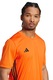 adidas Performance, Футболна слим тениска Tabela 23, Черен/Изгорен портокал
