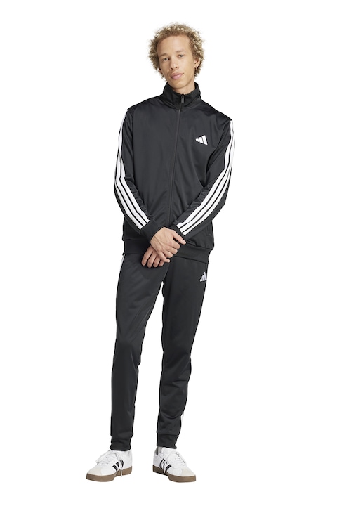 adidas Sportswear, Szabadidőruha hímzett logóval, Fekete