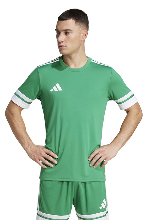 adidas Performance, Футболна тениска с лого, Аква зелено