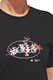 adidas Sportswear, Tricou cu imprimeu logo si decolteu la baza gatului, Negru/Coral/Alb optic