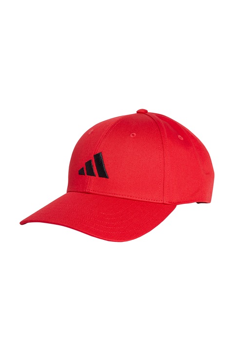 adidas Performance, Унисекс бейзболна шапка с лого, Черен/Корал