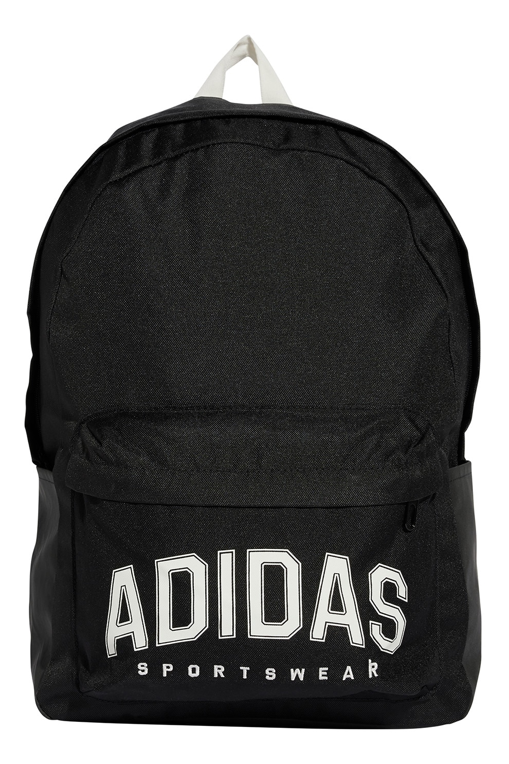 adidas Performance, Rucsac cu imprimeu si logo - 27 L, Negru, Alb murdar