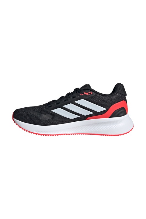 adidas Sportswear, Run Falcon 5 textilsneaker, Fekete/Korallszín/Fehér
