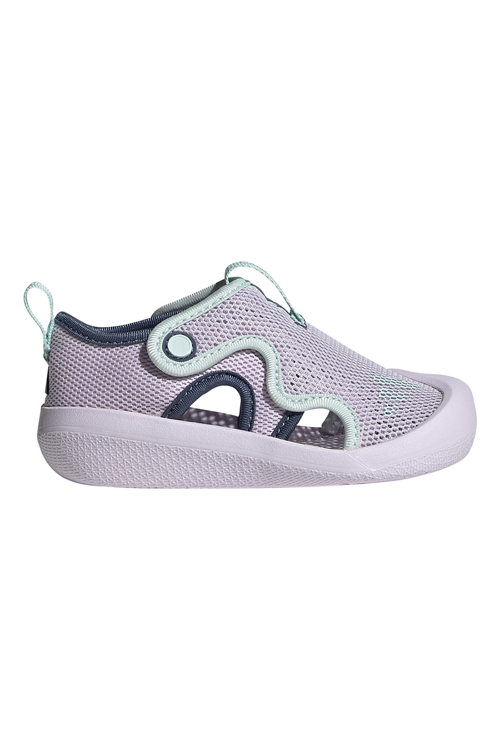 adidas Sportswear, Sandale din plasa Altaventure 3, Lila pal, Verde menta, 23 EU