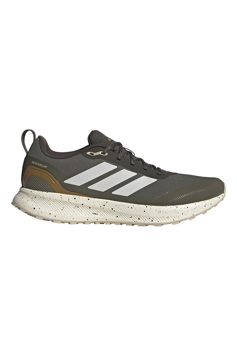adidas Performance, Непромокаеми обувки Runfalcon 5 за бягане, Каки/Сиво-бежов