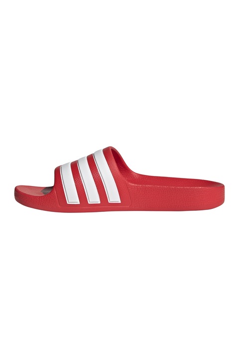 adidas Sportswear, Papuci cu talpa ergonomica Adilette, Coral/Alb optic