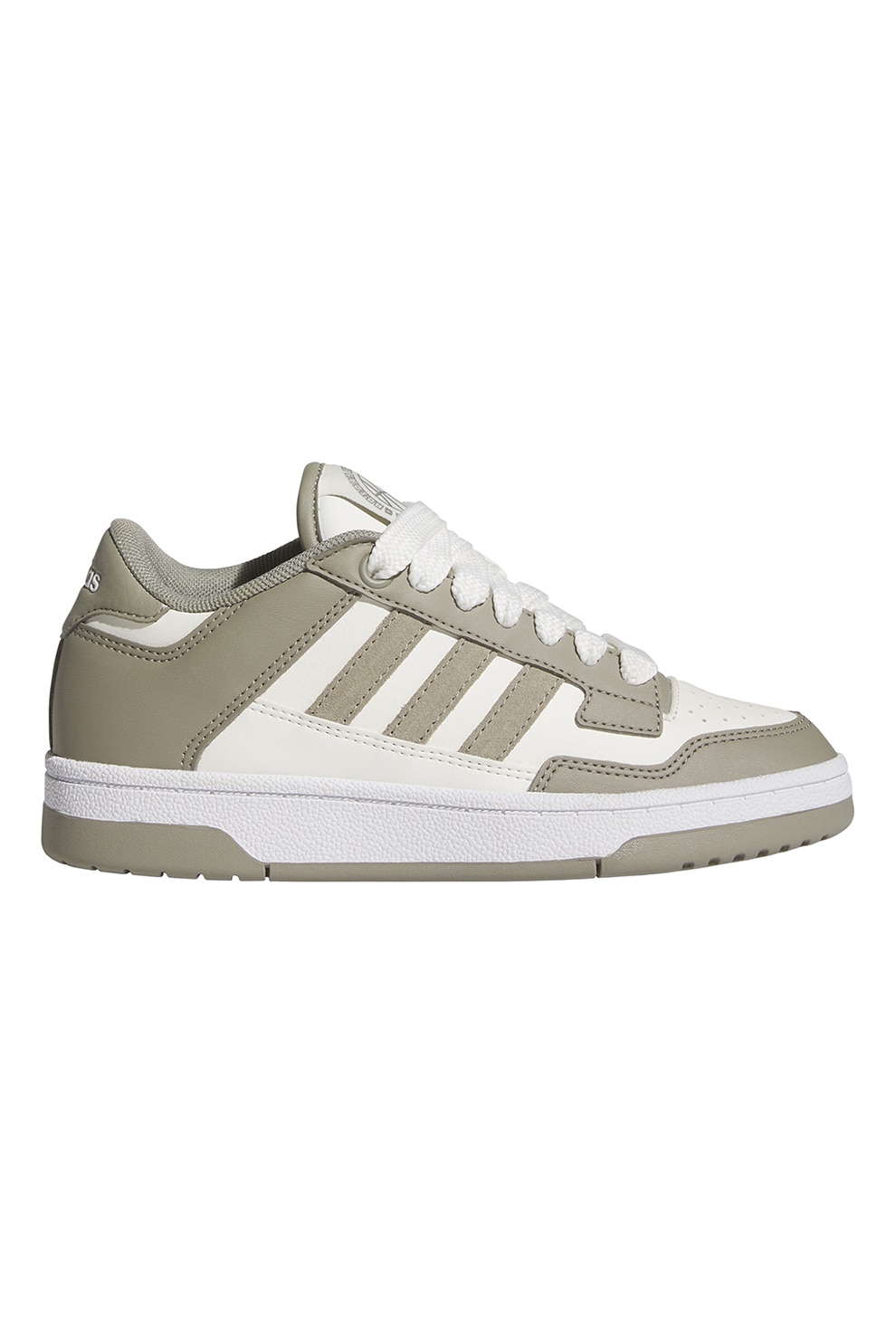 adidas Sportswear, Pantofi sport Rapid Court low-cut, Alb fildes, Grej, 35.5 EU