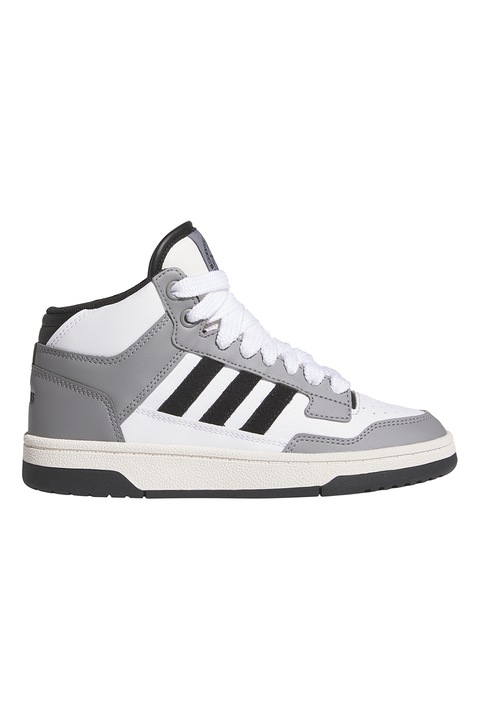 adidas Sportswear, Спортни обувки Rapid Court със среден профил, Бял/Черен/Сив