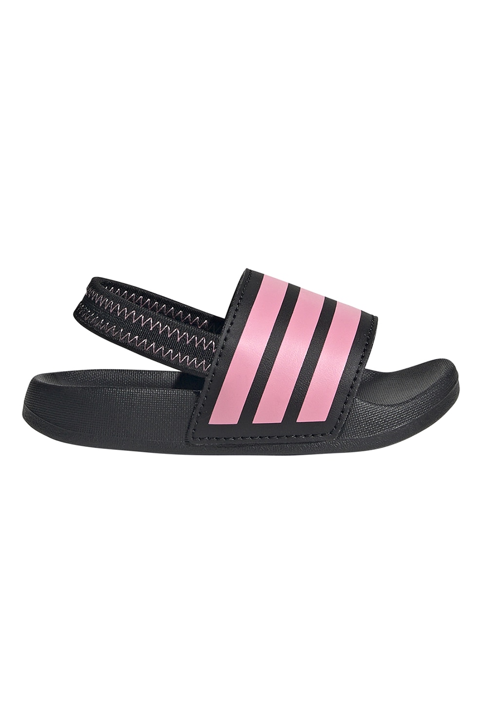 adidas Sportswear, Sandale slingback Adilette, Negru, Roz, 26 EU