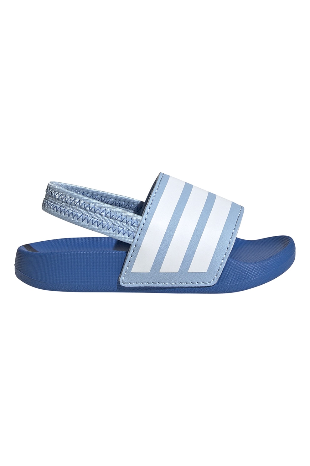 adidas Sportswear, Sandale slingback Adilette, Alb, Albastru, 27 EU