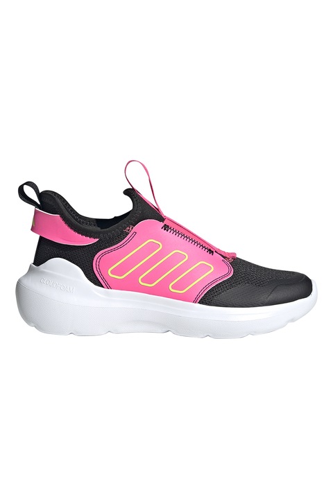 adidas Sportswear, Tensaur Comfort bebújós sneaker, Fekete/Fukszia