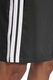 adidas Sportswear, Шорти Chelsea с лого встрани, Бял/Черен