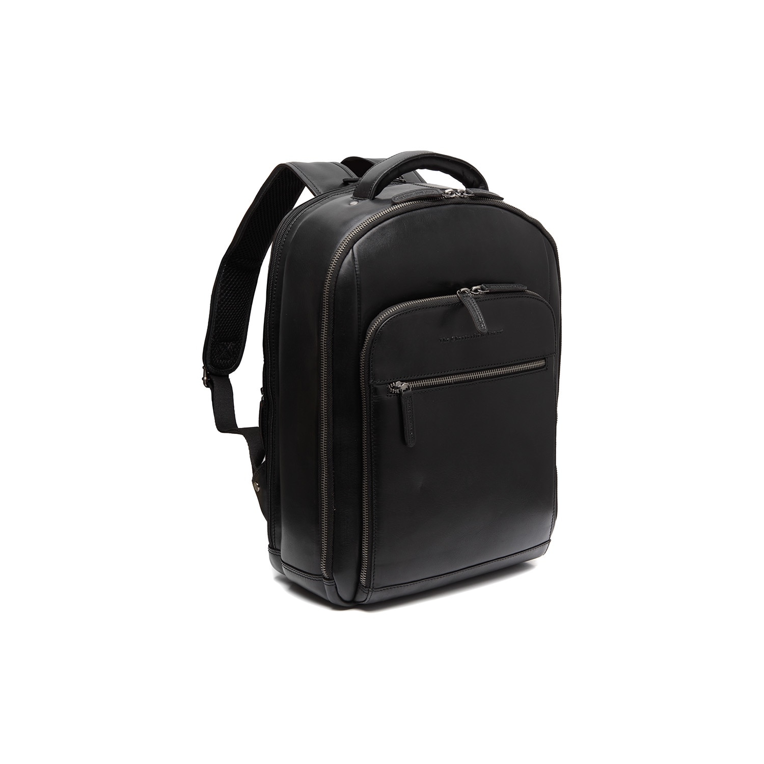 Rucsac de laptop 15 inch piele naturala, The Chesterfield brand, Maggiore, Negru