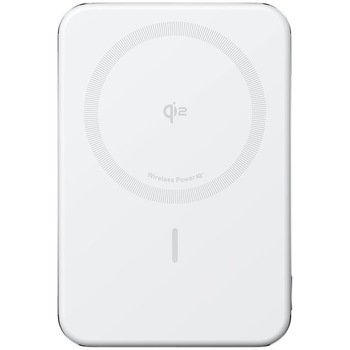 Acumulator extern magnetic wireless Anker MagGo, 10000 mAh, Ultra-Slim, Qi2 15W, Alb