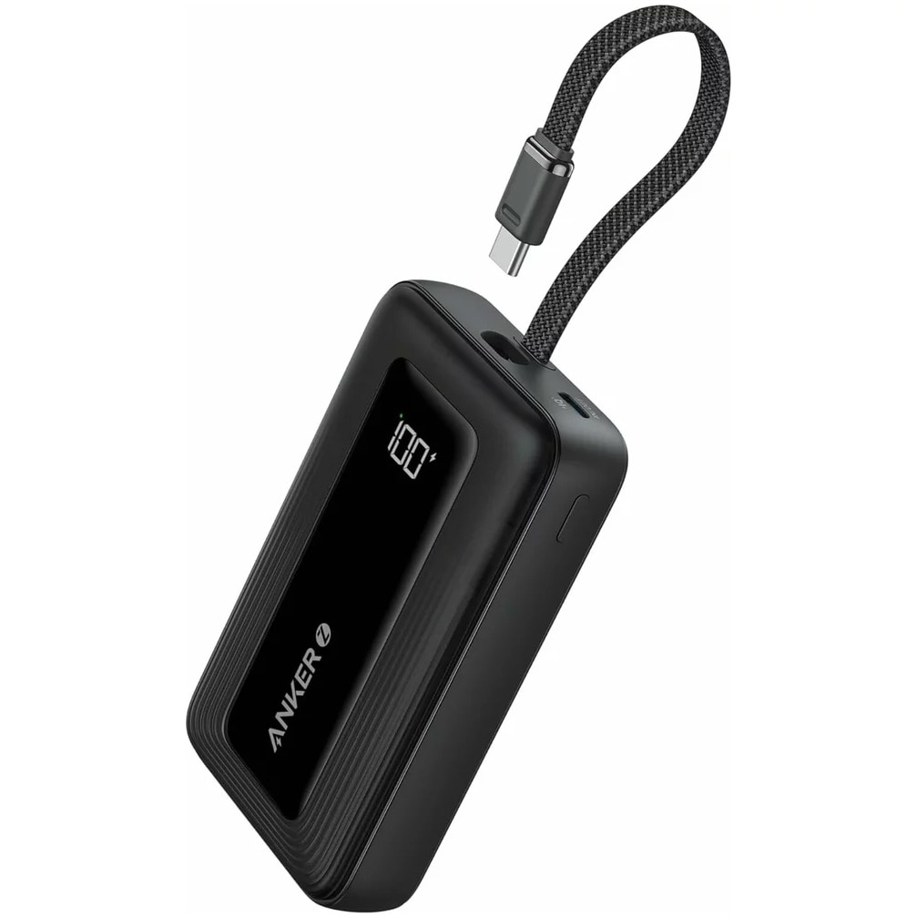 Acumulator extern Anker 20000 mAh 30W cablu USB-C, Negru - eMAG.ro
