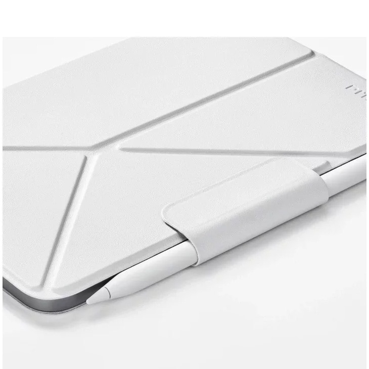 Husa de protectie Pitaka pentru iPad Mini 6/Mini (A17 Pro) MagEZ Folio 2, Alb