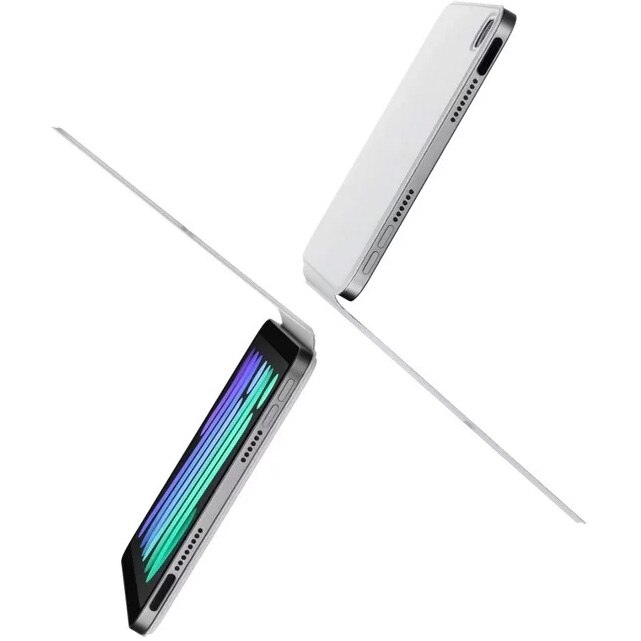 Husa de protectie Pitaka pentru iPad Mini 6/Mini (A17 Pro) MagEZ Folio 2, Alb