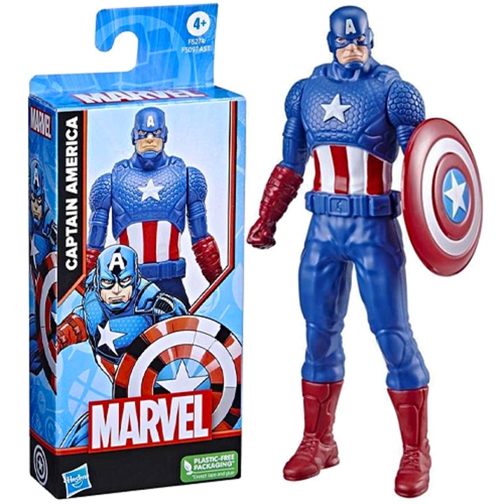 Figura, Hasbro Marvel Superheroes Amerika Kapitány, 15Cm