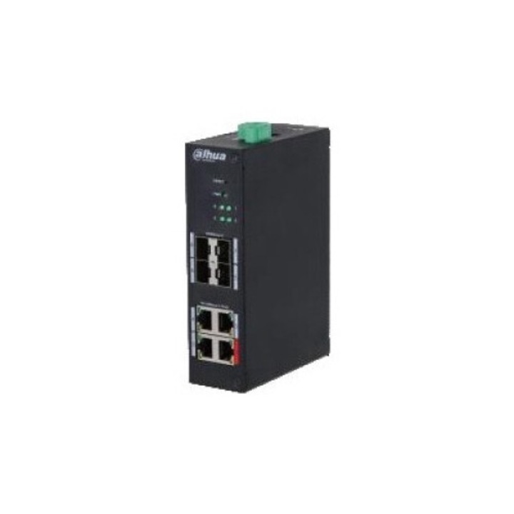 Dahua HS4408-4ET-96 kapcsoló, menedzsment, 8 port, 96 W