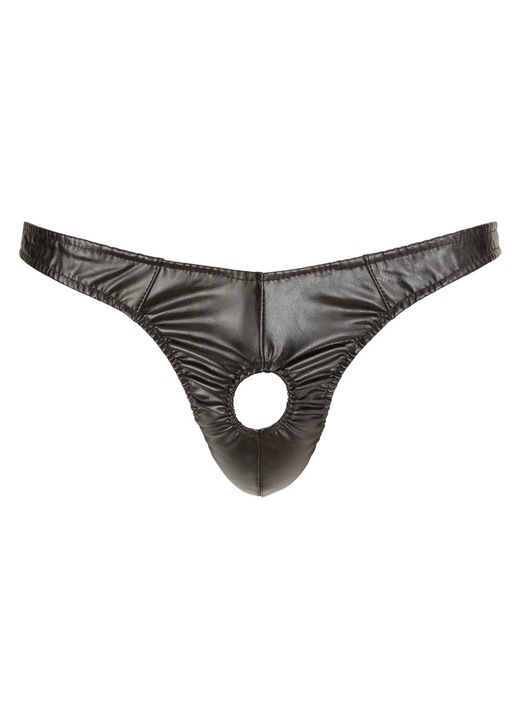 Szexi férfi tanga, Svenjoyment, poliészter/elasztán, fekete, 2XL INTL