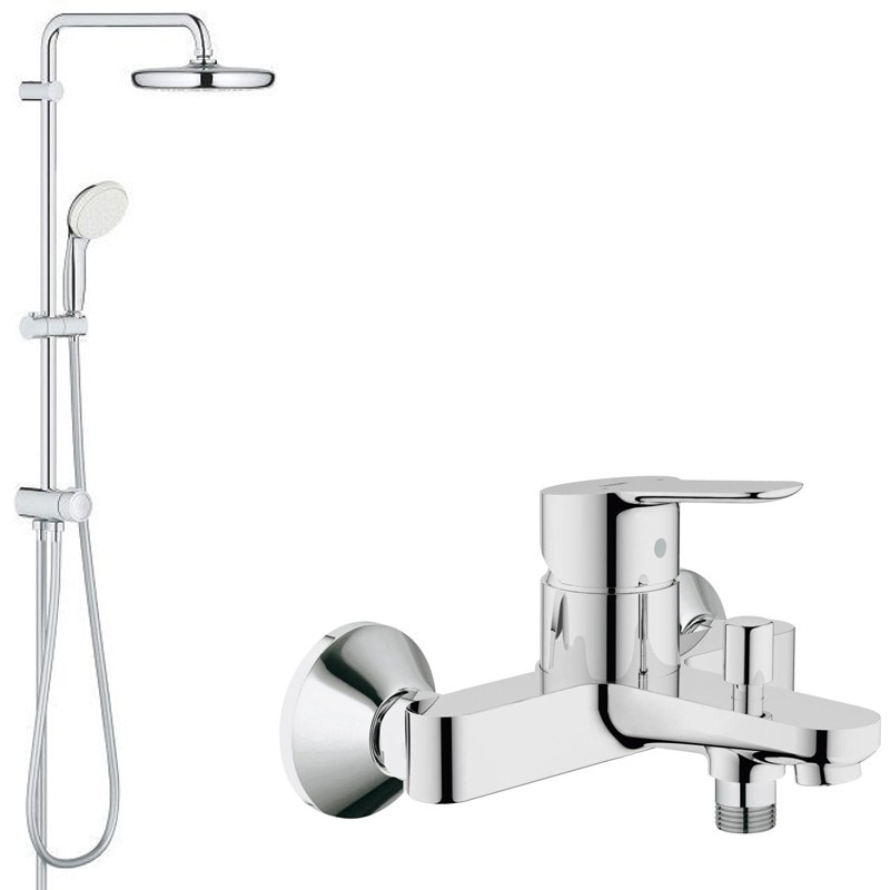 Sistem dus Grohe New Tempesta 200+baterie cada BauEdge-Gro140