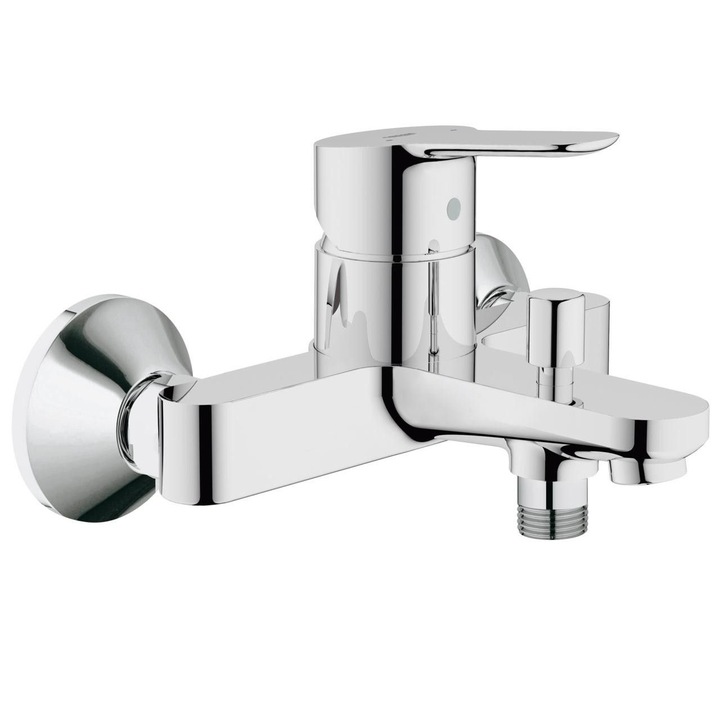 Grohe BauClassic kád/zuhany csaptelep, króm, króm díszek
