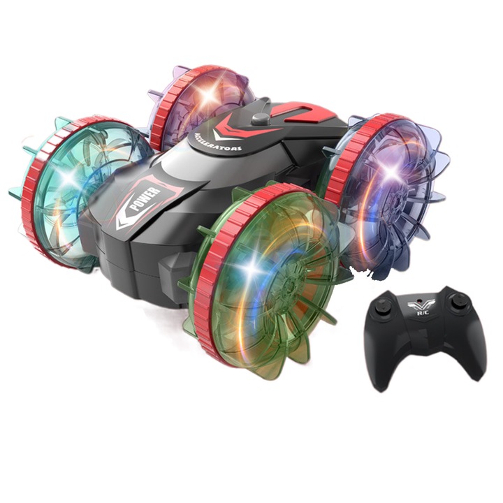 Masinuta RC Enforose, amphibie, 4x4, LED, 7-14 ani