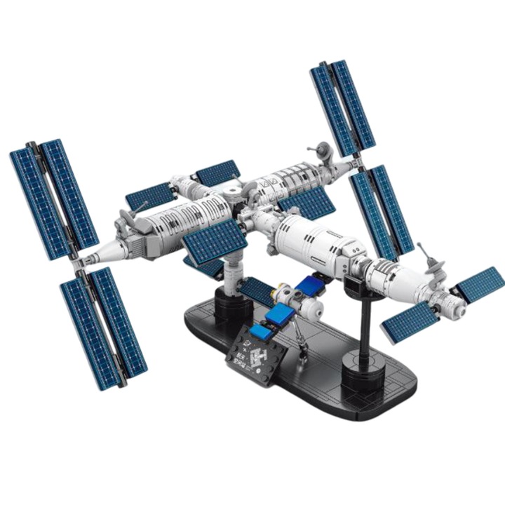 Лего съвместими блокчета, сглобяем пъзел за момчета, космически пластмасови гранули, играчки за наука и образование, подарък за деца
