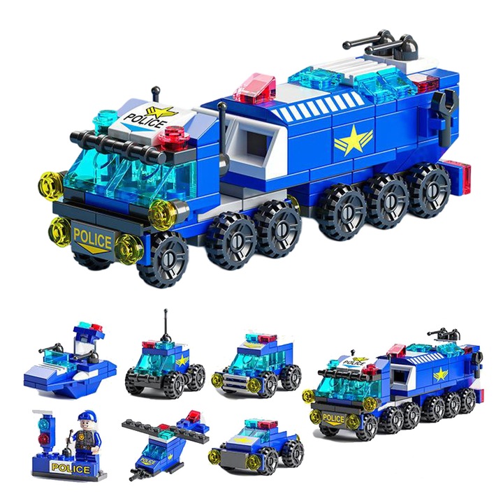 Compatibil cu jucarii asamblate Blocuri de constructie Particule mici Blocuri de constructie pentru rachete spatiale militare Jucarii educationale asamblate pentru copii