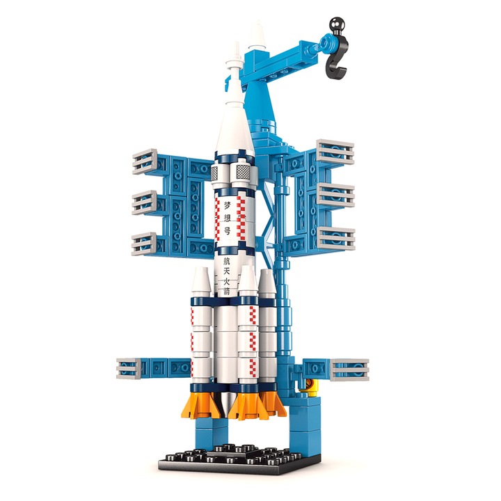 Set de constructie Enforose, 200-400 blocuri, plastic, educativ, pentru copii 4-6 ani