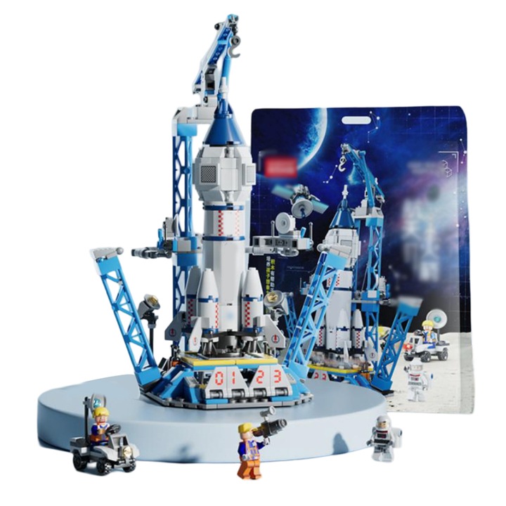 Set de constructie Enforose, 200-400 blocuri, plastic, educativ, pentru copii 4-6 ani