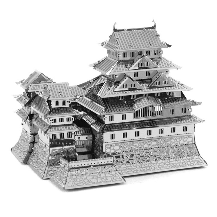 Imádom összerakni a 3D háromdimenziós fém épületmodell puzzle-t születésnapi ajándéknak.