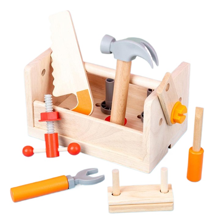 Дървена кутия с инструменти за деца Enforose