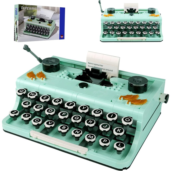 Комплект за конструиране 820PCS ретро модел, Zeaicos, играчка за 3 години, изключителен пакет