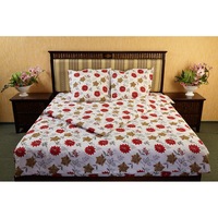 lenjerie de pat dublu 220 x 240cm 4 piese bumbac 100 kat amp dor stelute rosii imagen 40_0_
0
