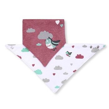 Baveta triunghi Baby Ono tip esarfa 2buc/set 01 Baveta triunghi Baby Ono tip esarfa 2buc/set 01