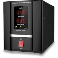 Stabilizator de tensiune cu servomotor, 2000VA / 1200W, Well