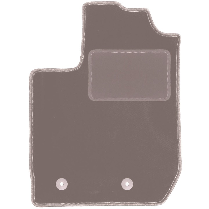 Covoras velur sofer, 1 bucati, presuri auto, pentru: Dacia Duster II 2WD (2018-) SUV bej, Wielganizator