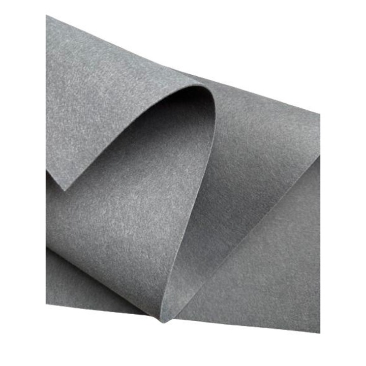 Fetru rigid 2mm 100X100cm, gri inchis