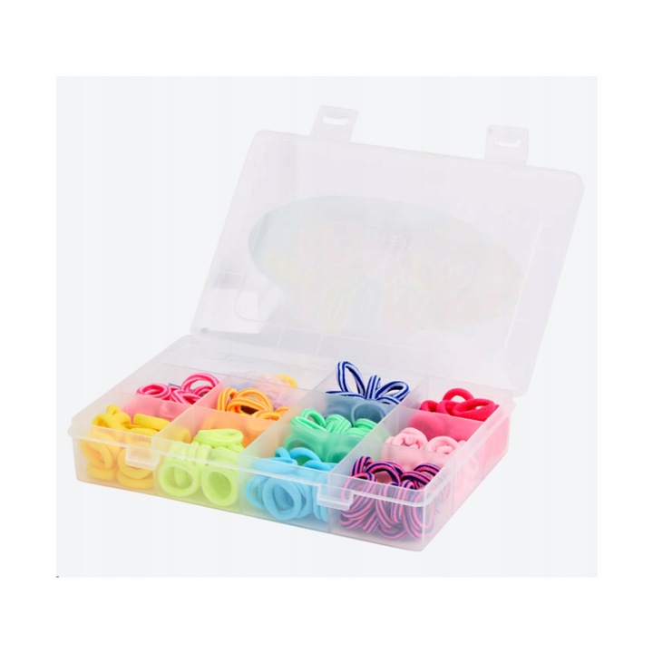 Set 180 elastice pentru par CARDSPLITTER, multicolor