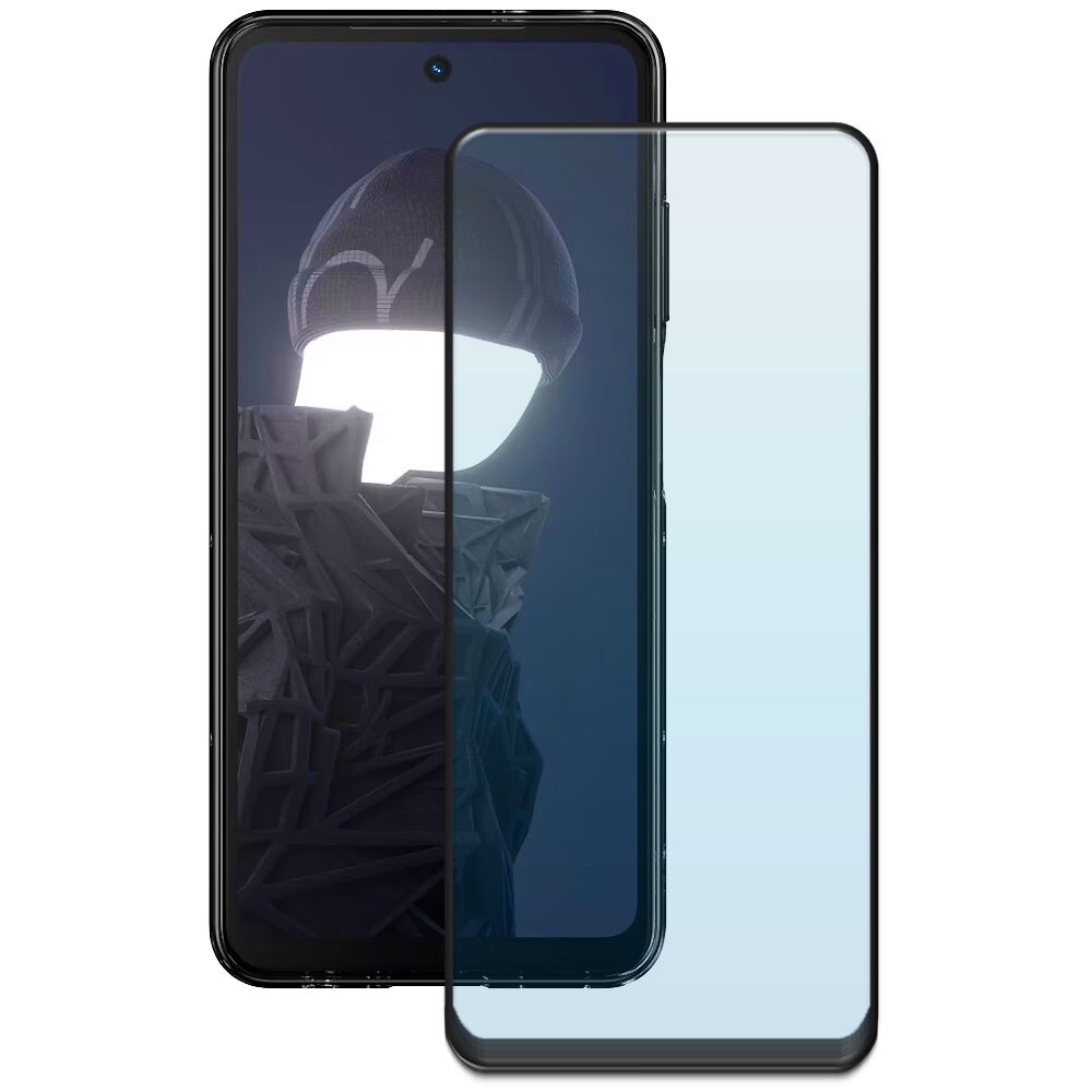 Folie din sticla securizata pentru HMD Fusion, HAMSTERBOX Glass Shield, Protectie completa ecran, Full face, Aplicare rapida, Case Friendly, Transparenta