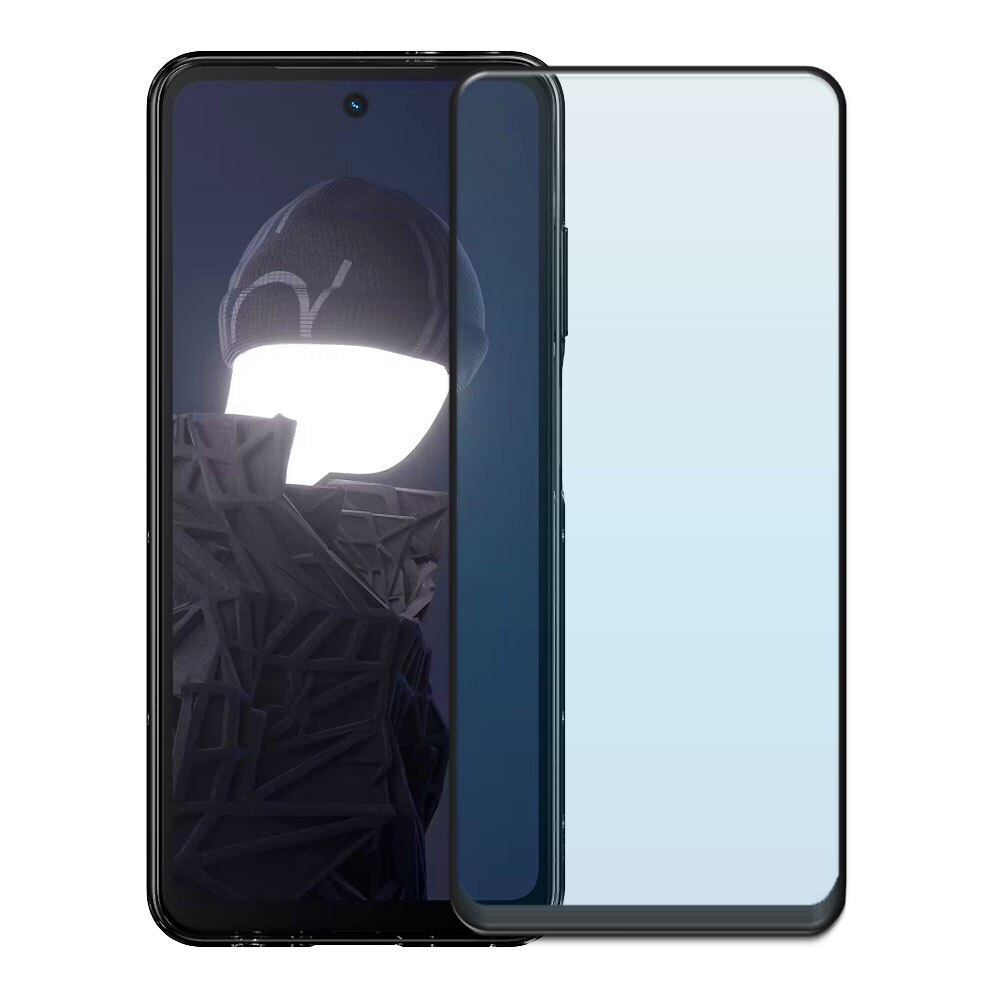 Folie din sticla securizata pentru HMD Fusion, HAMSTERBOX Glass Shield, Protectie completa ecran, Full face, Aplicare rapida, Case Friendly, Transparenta