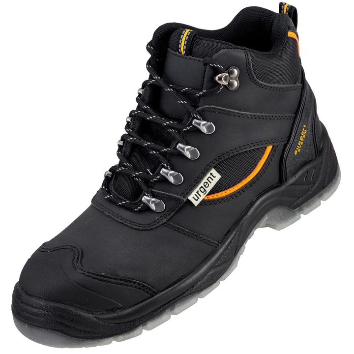 Pantofi De Lucru Cu Protectie, Urgent, 126s3, Certificata CE, Textil, Negru, 47