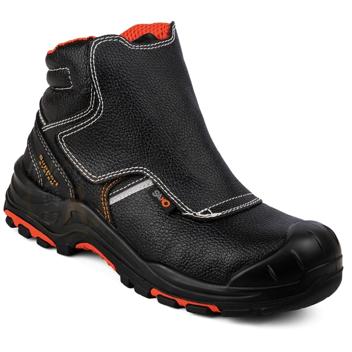 Pantofi De Lucru Cu Protectie, Sako PGT, Weld01, Certificata CE, Material impermeabil, Textil, Negru, 44
