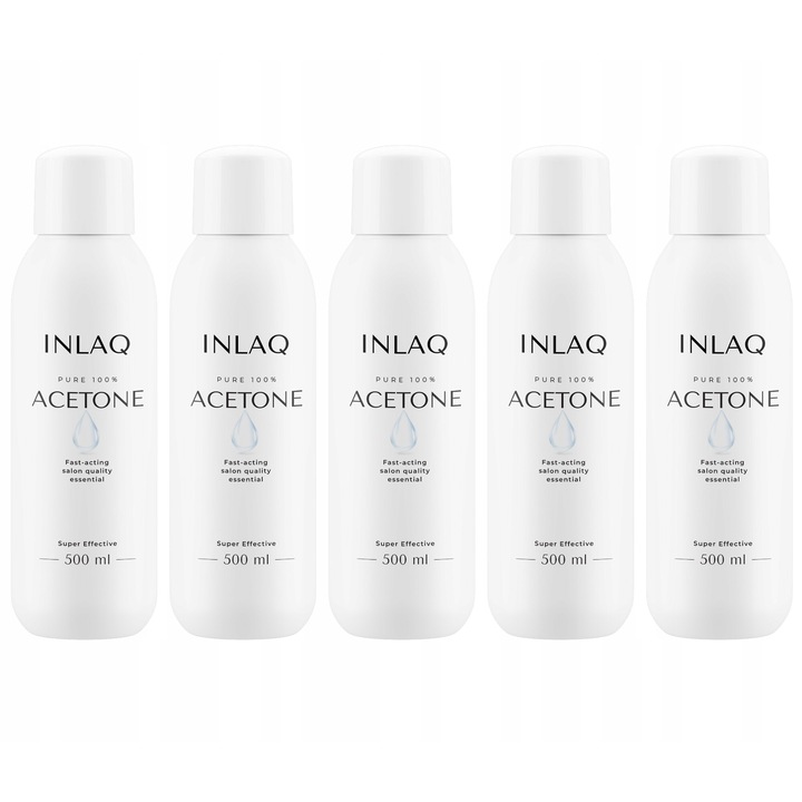 Dizolvant pentru unghii, INLAQ, 5x 500ml