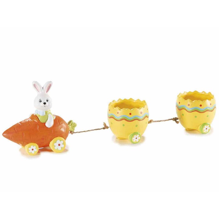 Decoratiune Paste ceramica multicolora 30x8x12.5 cm