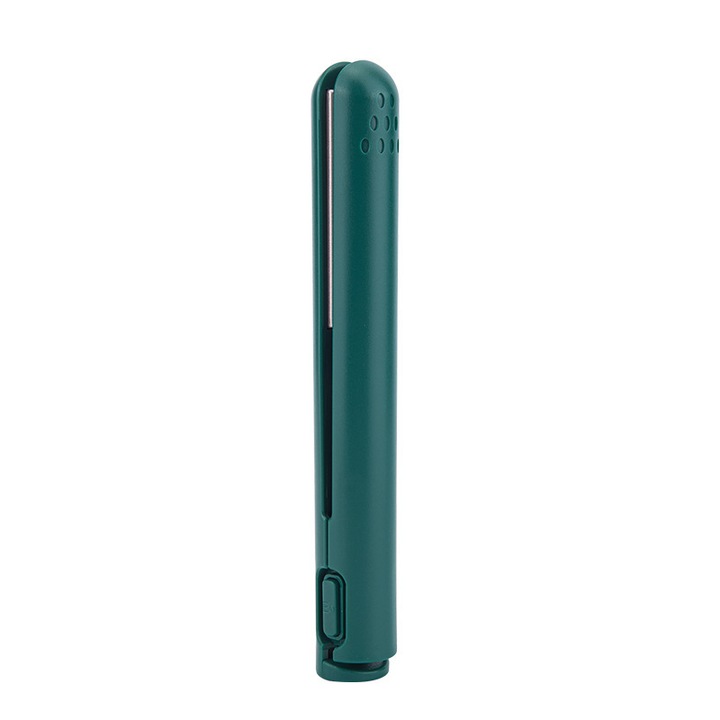 Placa de indreptat parul Fokelyi, mini, duala, verde, wireless