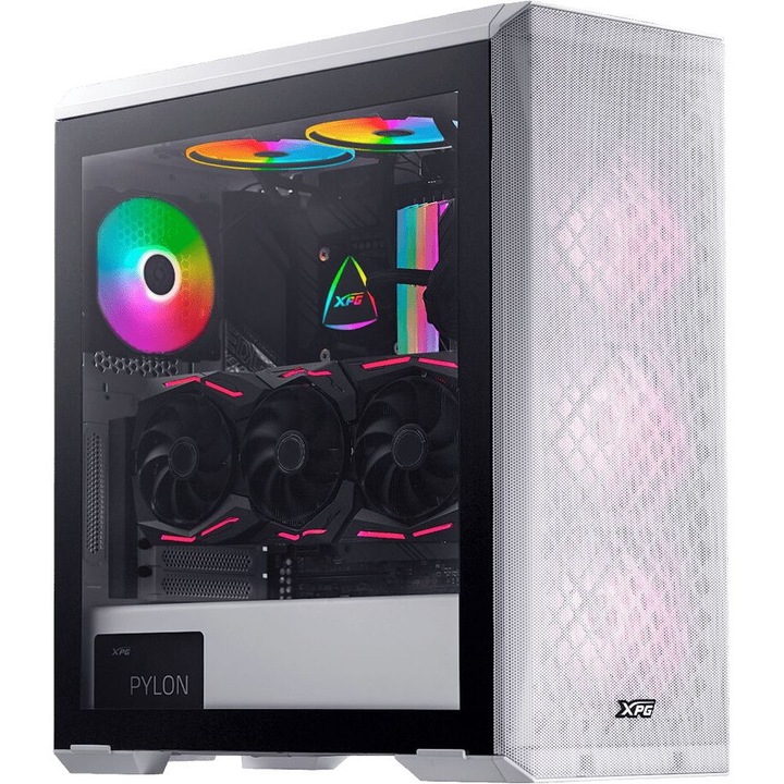 Компютърна кутия ADATA XPG DEFENDER, Бял, Middle Tower