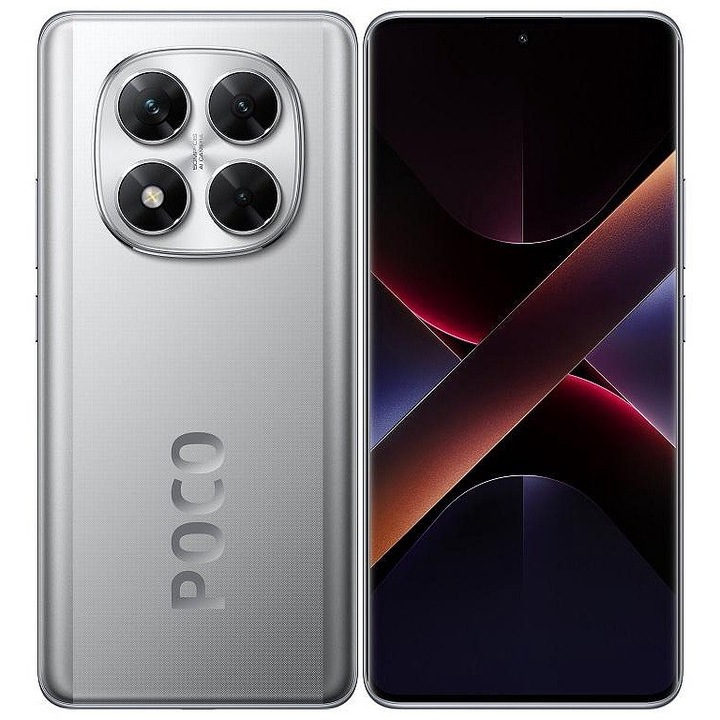 Смартфон POCO X7 5G, 8GB, 256GB, Silver